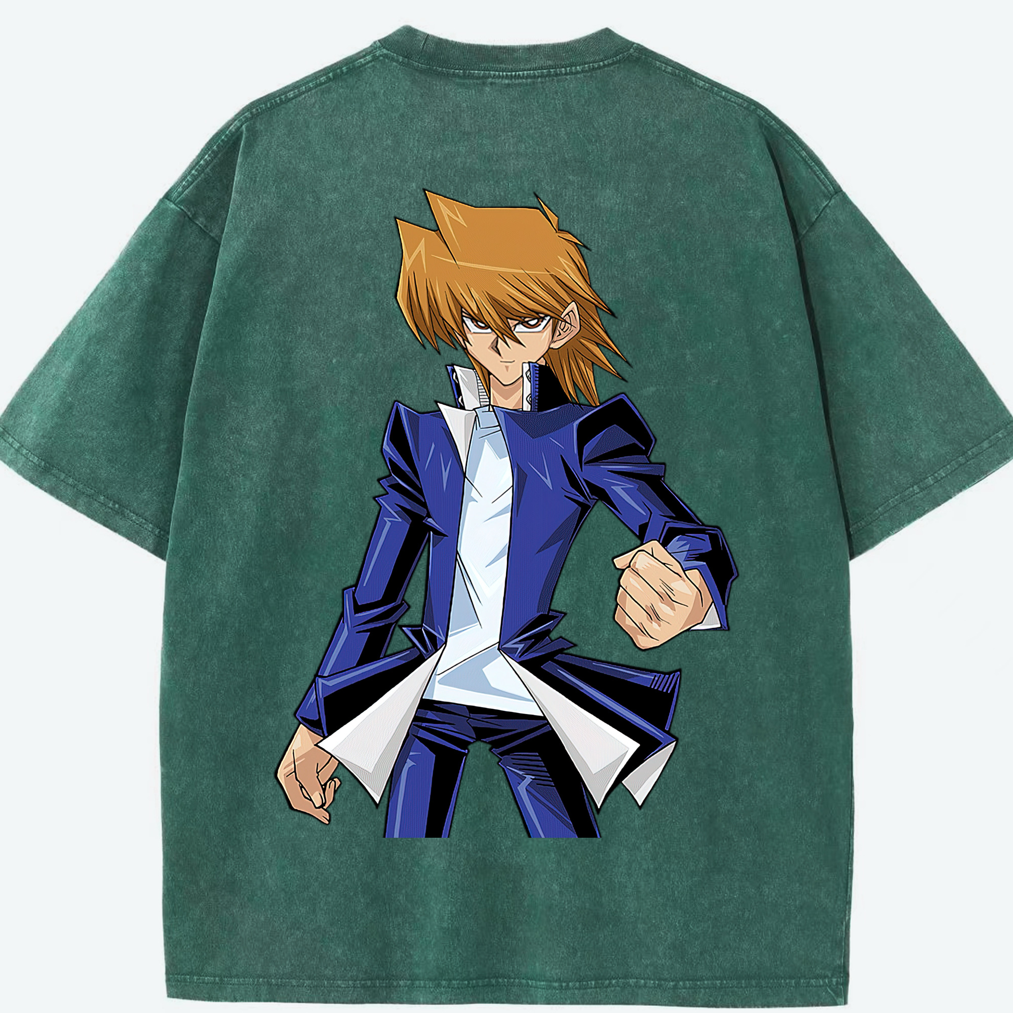（画像用） 遊☆戯☆王 Yu-Gi-Oh! 綿100% ヴィンテージ風 半袖Tシャツ（背面プリント）